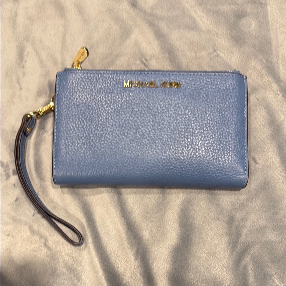 Michael Kors Blue Wristlet